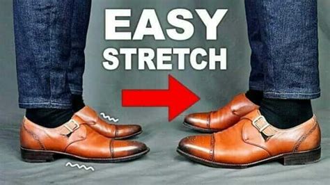 how to widen fake leather shoes|stretching leather shoes at home.